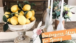 CENTERPIECE IDEAS FOR DINING TABLES  SPRING DECOR 2020 [upl. by Erastus874]