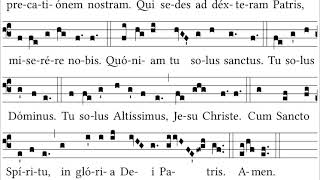 Mass XI Orbis Factor  Kyrie Gloria Sanctus Agnus Dei  Gregorian Chant [upl. by Rosemari]