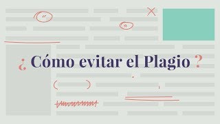 Qué es plagiar y cómo evitar el plagio [upl. by Alih345]