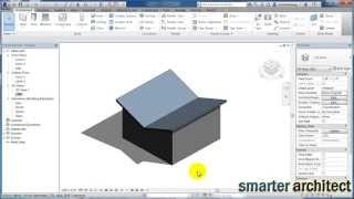 Revit Tutorials Butterfly Roof in Revit [upl. by Hanahs]