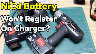 HOW TO REVIVE A NiCd DRILL BATTERY THAT WON’T CHARGE [upl. by Aineg126]