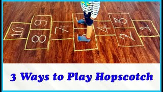 Hopscotch Compilation  Hopscotch  3 Ways to Play Hopscotch [upl. by Vasti]