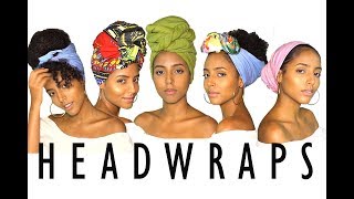 5 Formas de ponerse un turbante HEAD WRAPS [upl. by Eulalee335]