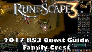 RS3 Quest Guide  Family Crest  Get your Smelting Gauntlets [upl. by Taber]