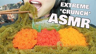 ASMR GIANT SEAGRAPE Platter  Tobiko eggs EXTREME EATING SOUNDS NO TALKING  SASASMR [upl. by Anas950]