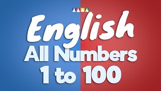 Every Number from 1 to 100  Counting Numbers in English from 1 to 100 [upl. by Irok]