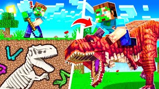 Bringing DINOSAURS BACK To LIFE In MINECRAFT [upl. by Anissa]