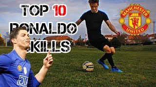 Learn 10 EASY Cristiano Ronaldo MAN UTD Skills Tutorial  UFS2000 [upl. by Rentsch419]