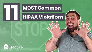 The 11 MOST Common HIPAA Violations [upl. by Linson]