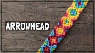 Yet ANOTHER Arrowhead Friendship Bracelet Tutorial [upl. by Abisha315]