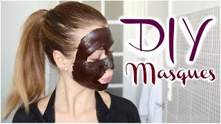 DIY n°8   4 Masques visage maison ♡ [upl. by Greabe]