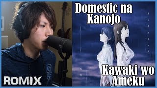 Kawaki wo ameku  Domestic na Kanojo OP ROMIX Cover [upl. by Aisetra30]