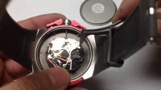 Armani Exchange AX1183 watch battery change [upl. by Inaffets]