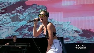 Halsey  Gasoline Live at Made in America 2015 [upl. by Nylirac]