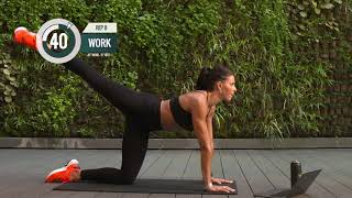 Allenamento Total Body  Focus sui glutei con il metodo TABATA [upl. by Nalon]