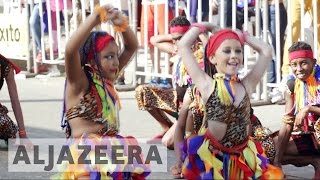 Barranquilla carnival celebrates Colombian folklore [upl. by Barb778]