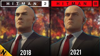 Hitman 3 vs Hitman 2  Direct Comparison [upl. by Aiuqet]