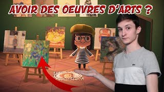 AVOIR DES OEUVRES DARTS  Animal Crossing New Horizons [upl. by Aihsyn80]