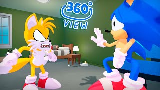 Tails Caught Sonic FNF 360° POV Animation [upl. by Jesselyn]