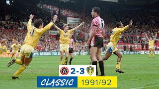 Sheffield United 23 Leeds United  Classic match  199192 Champions [upl. by Suzanne932]