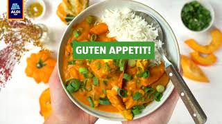 Rezept Kürbiscurry  ALDI SÜD [upl. by Miksen]