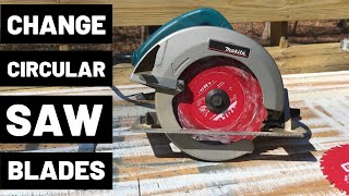 How To Change Circular Saw Blades [upl. by Quill]