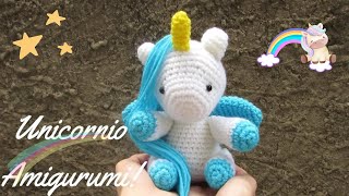 Unicornio Amigurumi  Paso a Paso [upl. by Hardy]