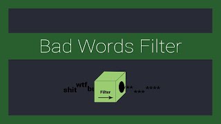 How to Make a Bad Word Filter in JavaScript [upl. by Dovev953]