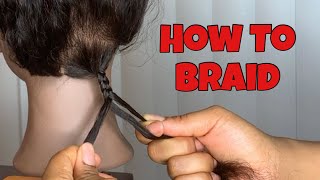 How To Braid For Beginners  3 Strand Braid [upl. by Lydia2]