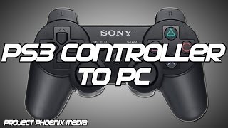 How To Use MotionInJoy to Connect PS3 Controller To PC Using USB or Bluetooth CC [upl. by Esylla]