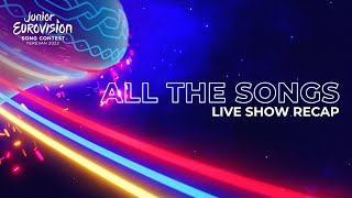 Official Recap  LIVE SHOW  Junior Eurovision Song Contest 2022 [upl. by Yelsnya]