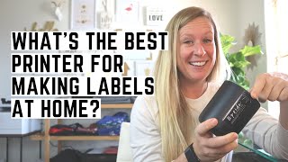 How I Print My Labels At Home  Whats The Best Printer Inkjet vs Laser and Avery Labels [upl. by Ihn]