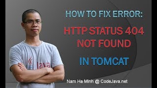 How to fix error HTTP Status 404 Not Found in Tomcat [upl. by Gnud247]