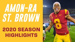 Football  AmonRa St Brown 2020 Highlights [upl. by Ainattirb]