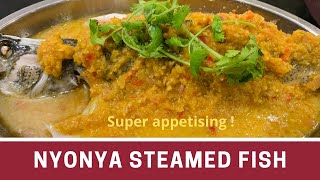 Simple Nyonya style steamed fish 娘惹蒸鱼 Ikan stim Nyonya [upl. by Hekking]