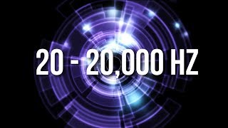 Not All Humans Can Hear This Sound Can You  Take the 20hz  20000hz Audio Spectrum Test [upl. by Lynad76]