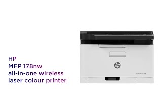 HP MFP 178nw AllinOne Wireless Laser Colour Printer  Product Overview  Currys PC World [upl. by Kinch622]