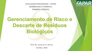 Biossegurança Descarte de resíduos biológicos [upl. by Mitzl592]