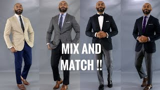 How To Mix And Match Mens SuitsMix And Match Suits [upl. by Tracey267]