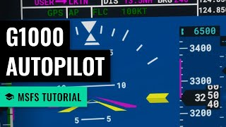 MSFS Autopilot basics in the Cessna 172 G1000  Microsoft Flight Simulator [upl. by Notyalc]