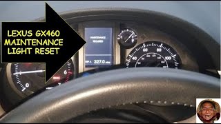 Lexus GX460 Maintenance Light Reset [upl. by Zabrine]