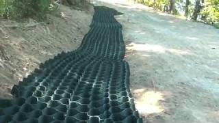 Stormwater management with SlopeGrid swale [upl. by Norac]