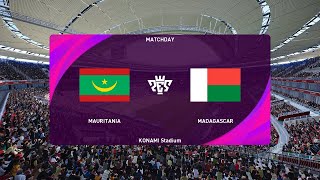 Mauritania vs Madagascar 14102023 International Friendlies PES 2021 [upl. by Nowed]