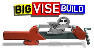 Making A Big 16” Vise from Tube and Plate [upl. by Amalee196]