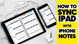 Notability vs Goodnotes 4 How to sync Notes app from iPad to iPhone [upl. by Ellehcyt]