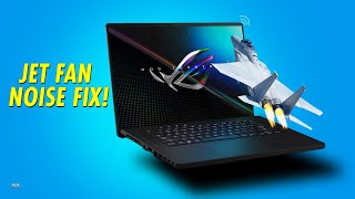 How to Fix Asus ROG Zephyrus M16 Fan Noise  EASY [upl. by Runkle]