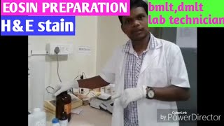 Preparation of Eosin Reagent  H and E Stain [upl. by Lister]