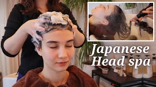 ASMR Japanese Head Wash and Scalp massage Rain sounds outside [upl. by Sandberg]