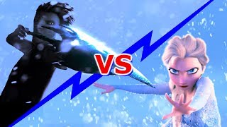 Elsa VS Pitch Black ft Jack  Full Fight HD [upl. by Retsevlys]