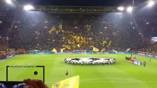 Champions League Hymne  Borussia Dortmund vs Real Madrid HD [upl. by Imuy341]